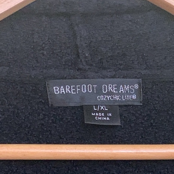 Barefoot Dreams | CozyChic Lite Island Open Front Waterfall Wrap Cardigan L/XL - Picture 5 of 16